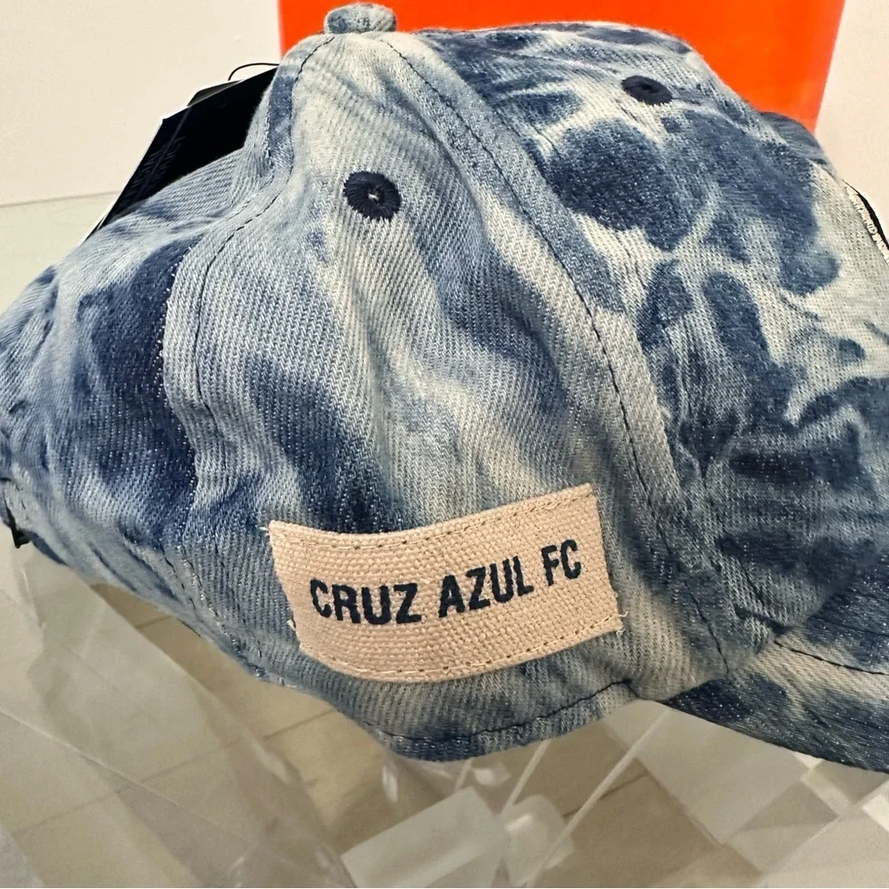 Cruz Azul 'The Ranch' Soccer Adjustable Cap Denim Blue By Fan Ink One Size NWT